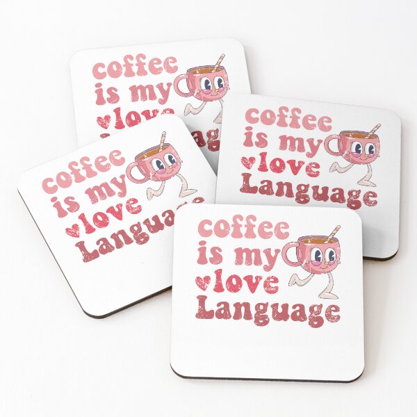 Item preview, Groovy Coffee Is My Love Language Retro Coffee Valentine designed and sold by iliasjeff.