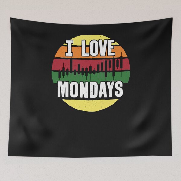 Item preview, I love mondays - Trading Fun designed and sold by ChrisFeil.