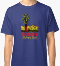 Sequoia National Park California Vintage Travel Decal Classic T-Shirt