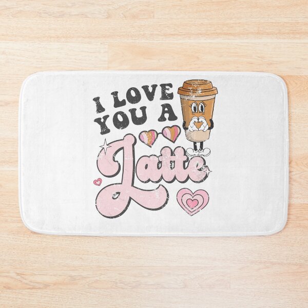 Item preview, I Love You A Latte Retro Groovy Valentines Coffee Valentines Day designed and sold by iliasjeff.