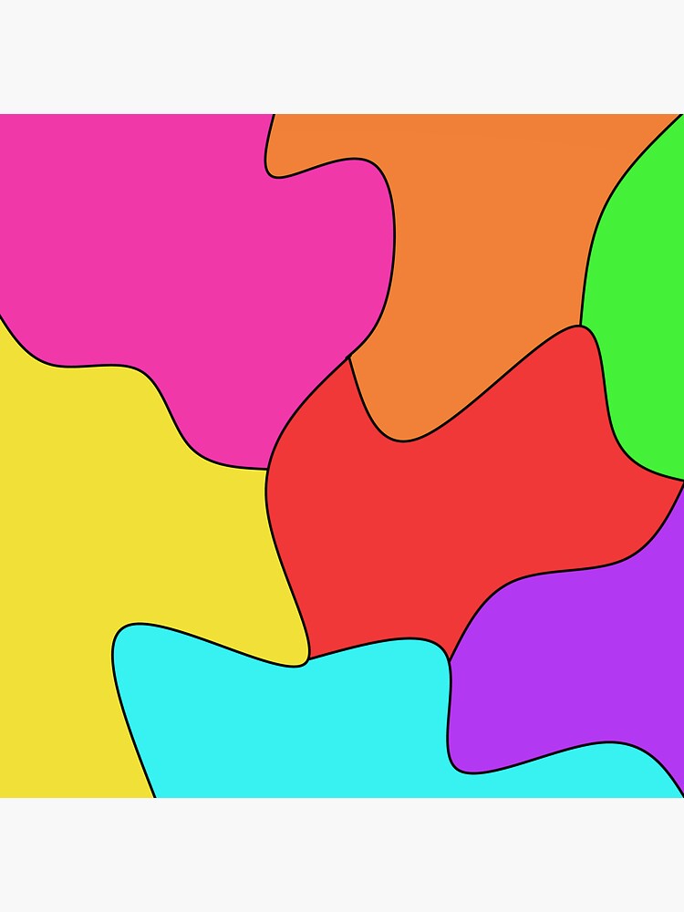 Abstract Bright Colors III by sortedjudge