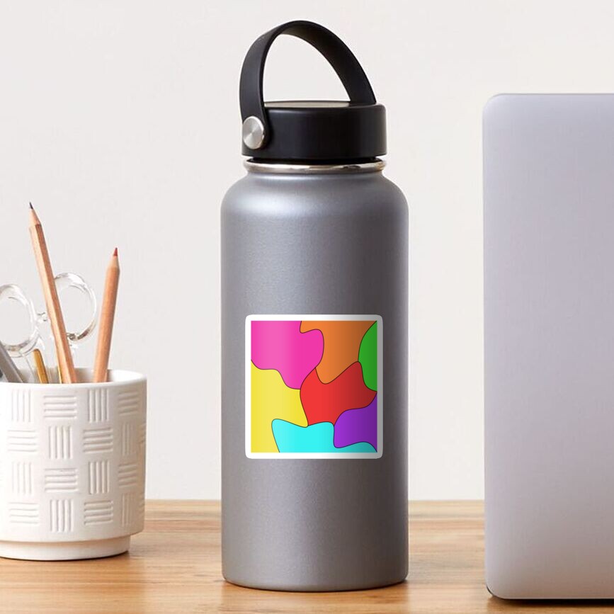 Abstract Bright Colors III Sticker