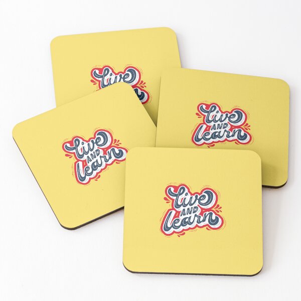 Item preview, Brighten up your day with a "Live And Learn" Design designed and sold by majnate.
