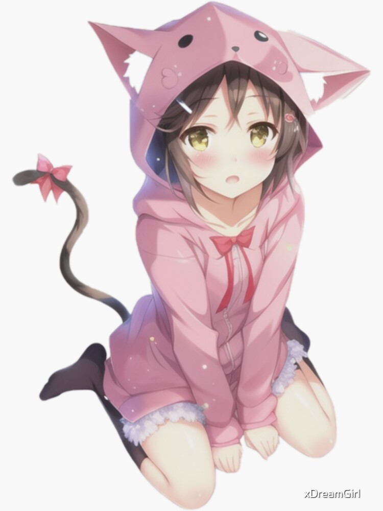 Anime 2025 neko hoodie