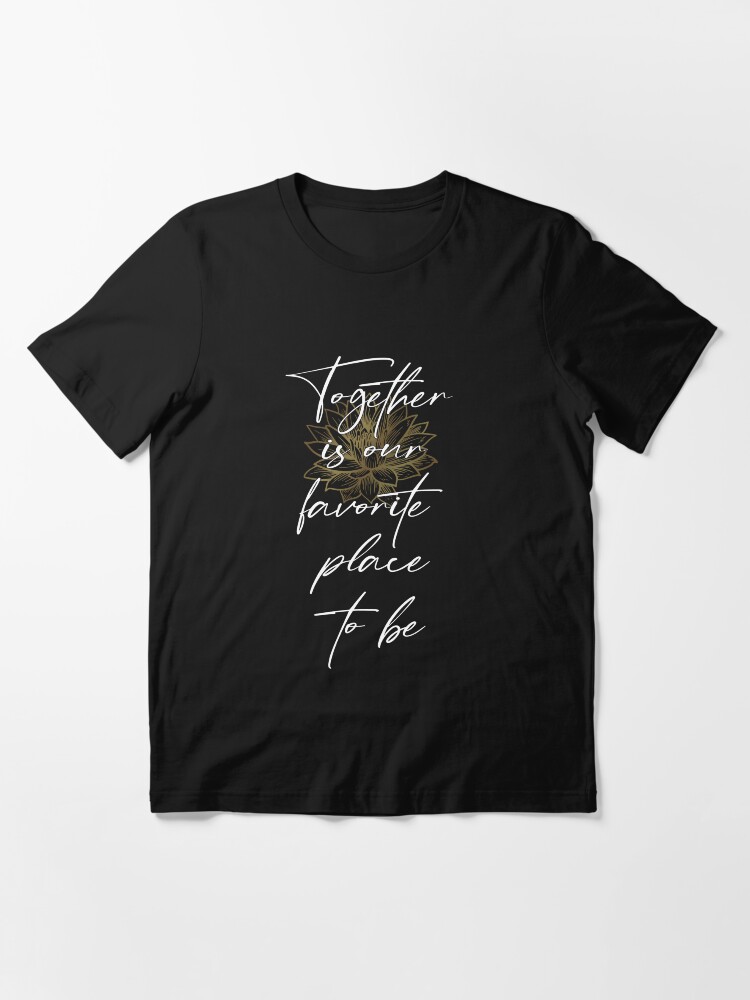 Alternate view of Happy Place Together - Love Essential T-Shirt