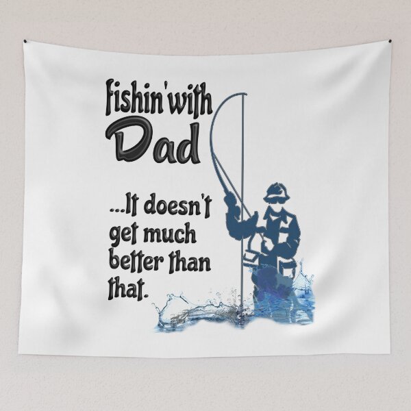 Item preview,  Fishing with dad,it doesn't get much better than that -  father appreciation  designed and sold by DamnCoolStuff.