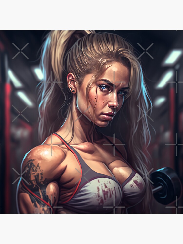 Fitness Warrior Girl by SKSTUDIODEV