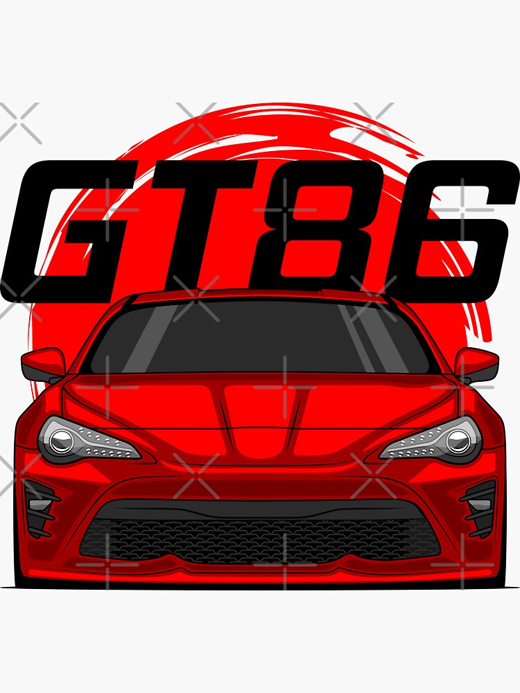 Front Red GT86 1 Gen Resty JDM by goldentuners