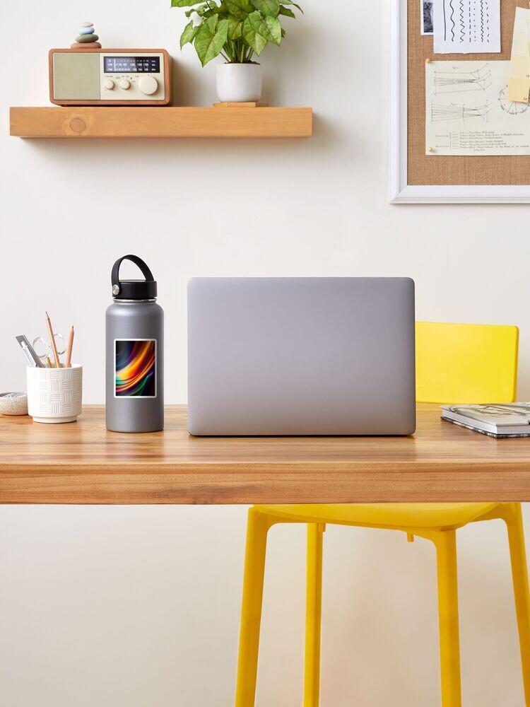 Alternate view of Vibrant Trend Printed Pattern Design Sticker