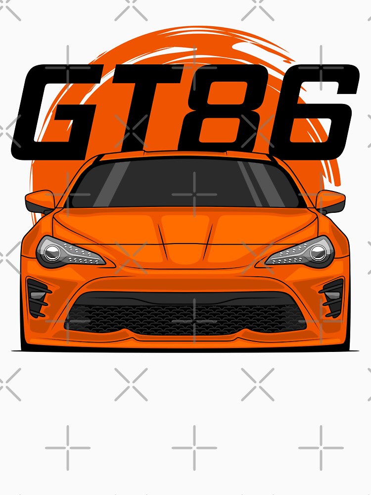 Front Orange GT86 1 Gen Resty JDM by goldentuners