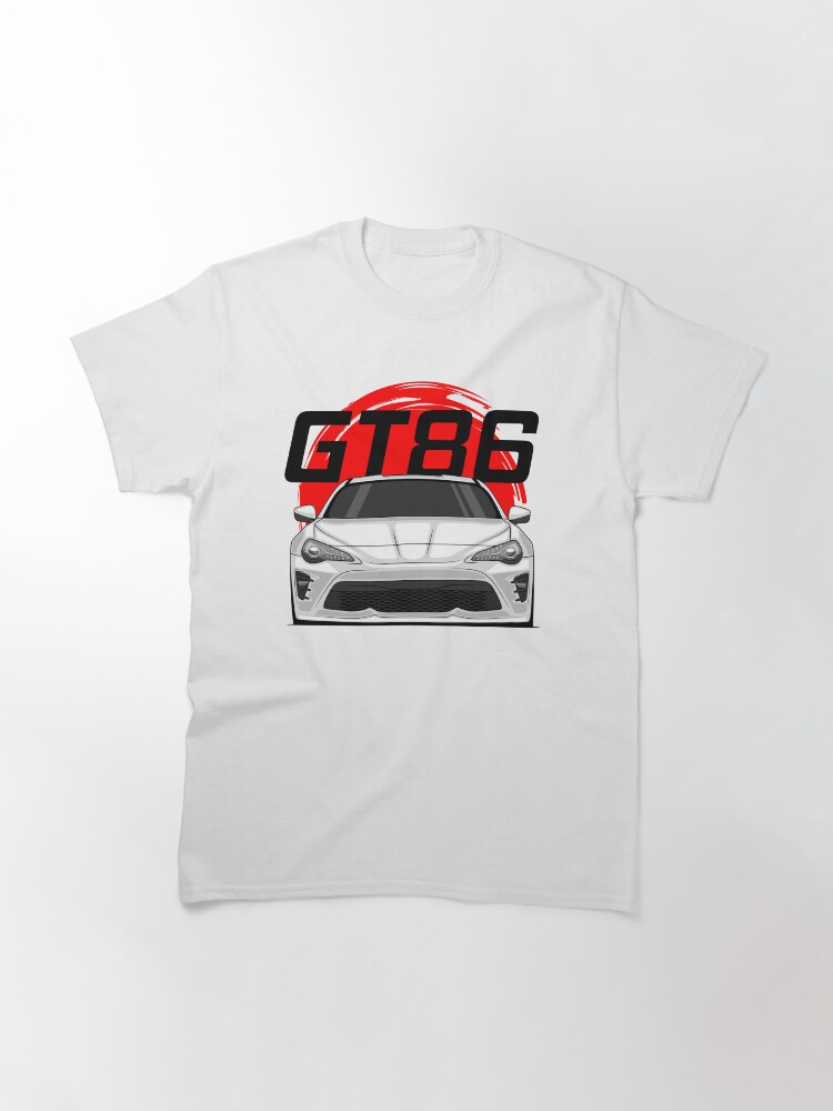 Alternate view of Front White GT86 1 Gen Resty JDM Classic T-Shirt