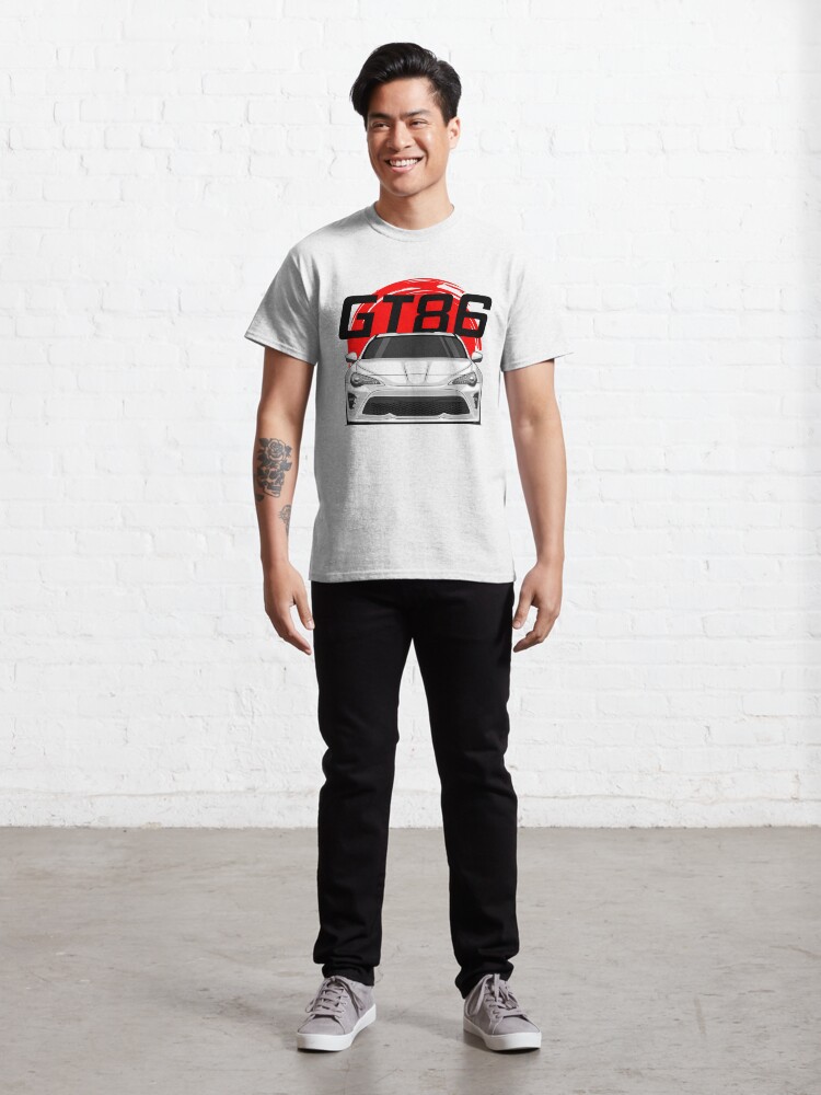 Alternate view of Front White GT86 1 Gen Resty JDM Classic T-Shirt