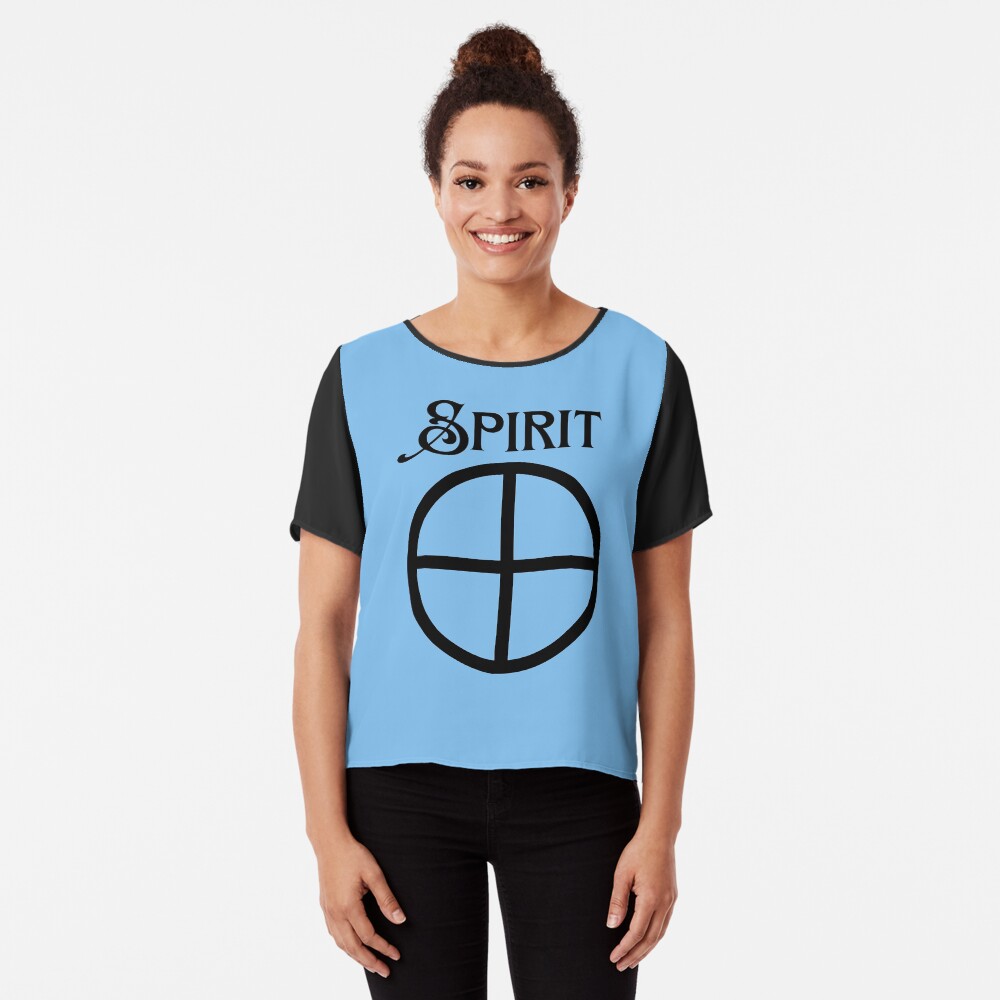 Pagan Hellenic Five Elements Witch Wiccan Element Akasha or Spirit Chiffon Top