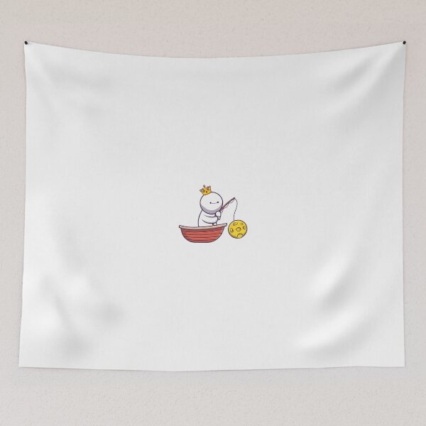 Item preview, Buddy is out fishing using the moon designed and sold by buddysigner.
