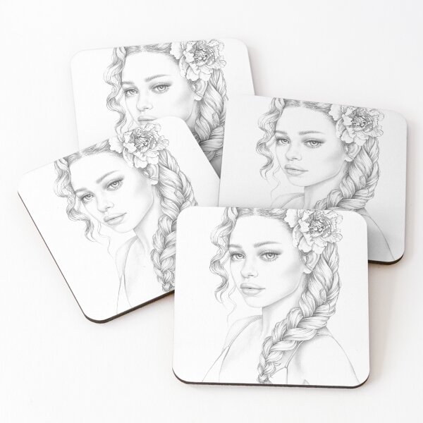 Item preview, Beauty coloring page designed and sold by ninokurtsart.