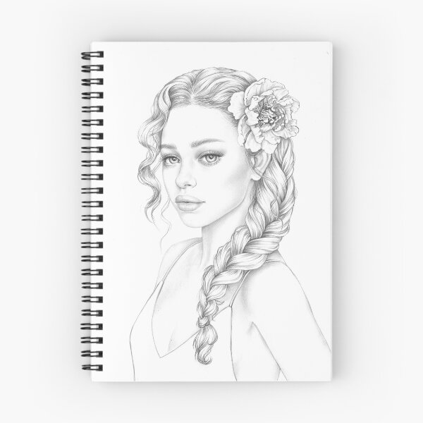 Item preview, Beauty coloring page designed and sold by ninokurtsart.