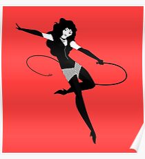 fetish female character with whip Poster