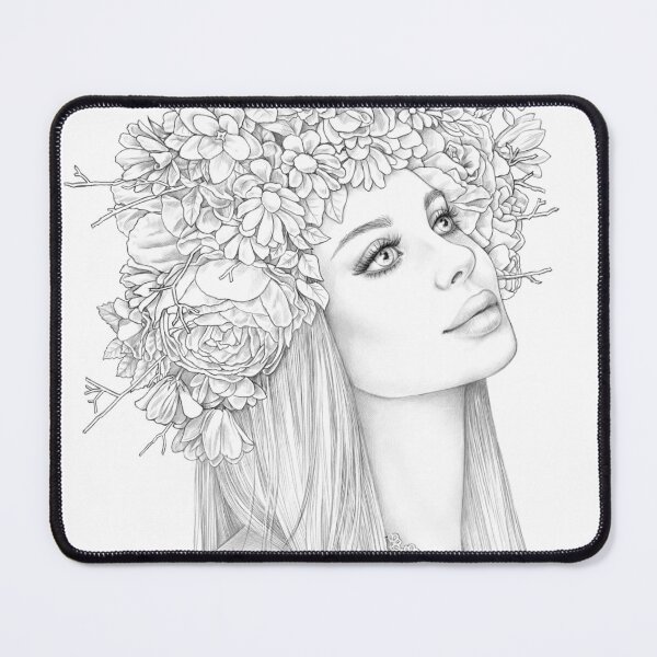 Item preview, Flower Beauty coloring page designed and sold by ninokurtsart.