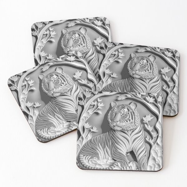 Item preview, Quilling Animal Tiger Paper  cut Style designed and sold by PhiloSophyEye.
