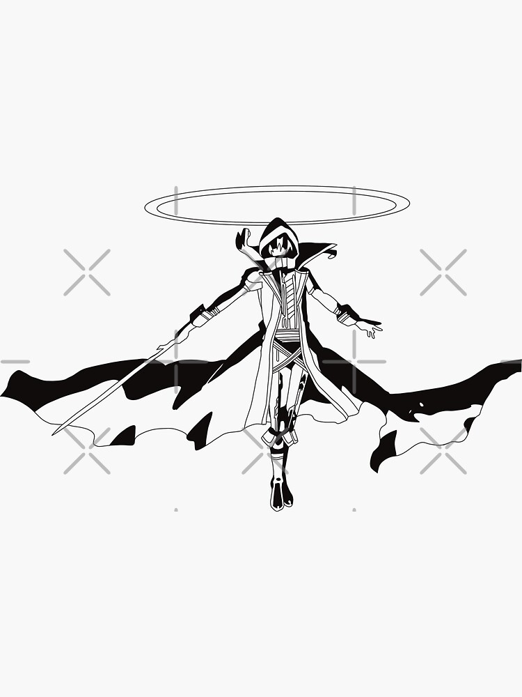 shadow , kage no jitsuryokusha ni naritakute ,the eminence in shadow ,  anime arth | Sticker