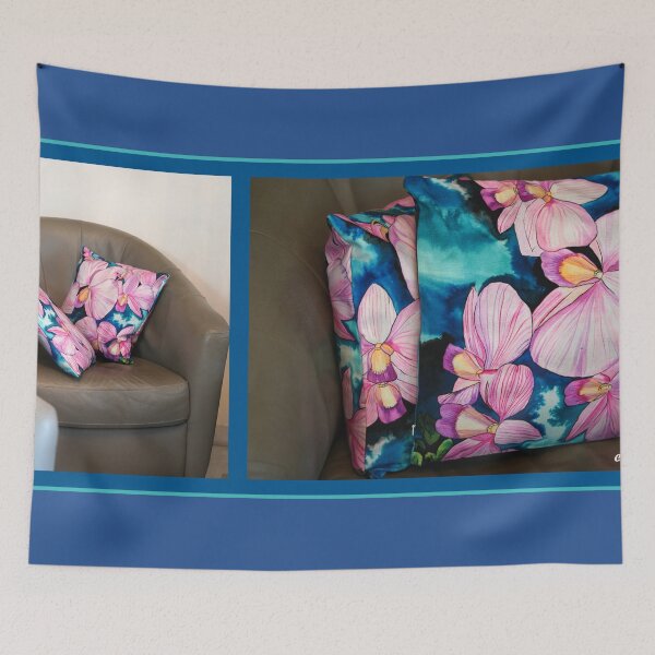 Item preview, Mixing Pinks Floral Pillows designed and sold by Nira Dabush.