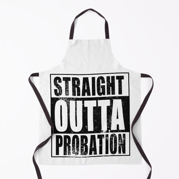 Item preview, Straight Outta Probation (black) designed and sold by SolidEarthArt.