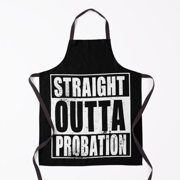 Item preview, Straight Outta Probation (white) designed and sold by SolidEarthArt.