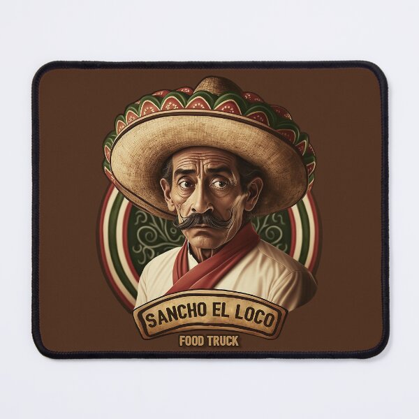 Item preview, Sancho el Loco Food Truck Logo designed and sold by plachy78.