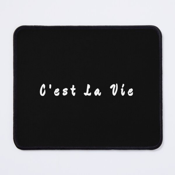 Item preview, French words C'est La Vie, that's life designed and sold by redDottyDesign.