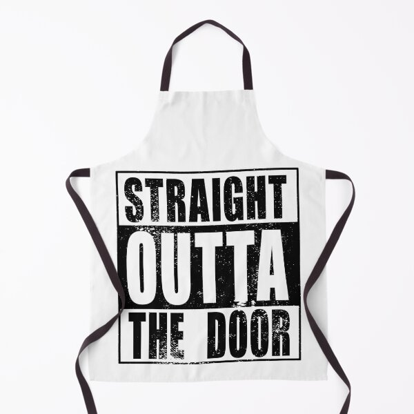 Item preview, Straight Outta The Door (black) designed and sold by SolidEarthArt.