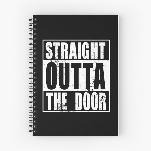 Item preview, Straight Outta The Door (white) designed and sold by SolidEarthArt.