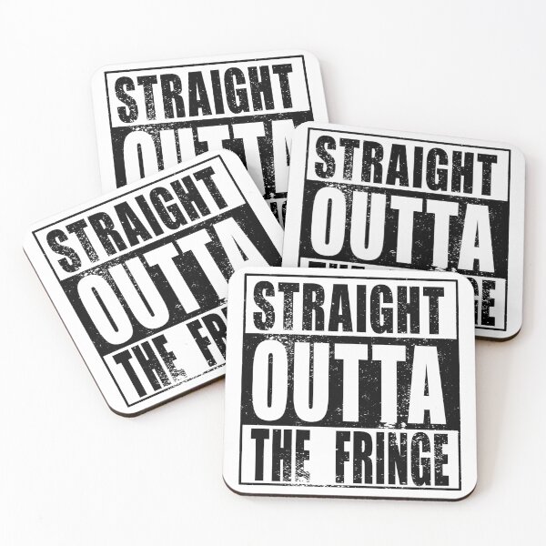 Item preview, Straight Outta The Fringe (negro) designed and sold by SolidEarthArt.