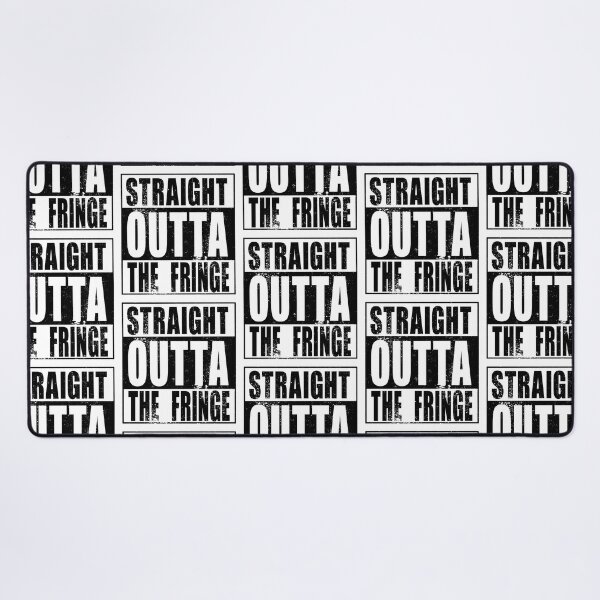 Artikelvorschau, Straight Outta The Fringe (schwarz) entworfen und verkauft von SolidEarthArt.