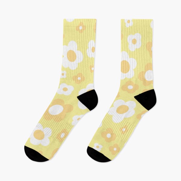 Item preview, YELLOW 60S RETRO BIG FLORALS designed and sold by blomastudios.