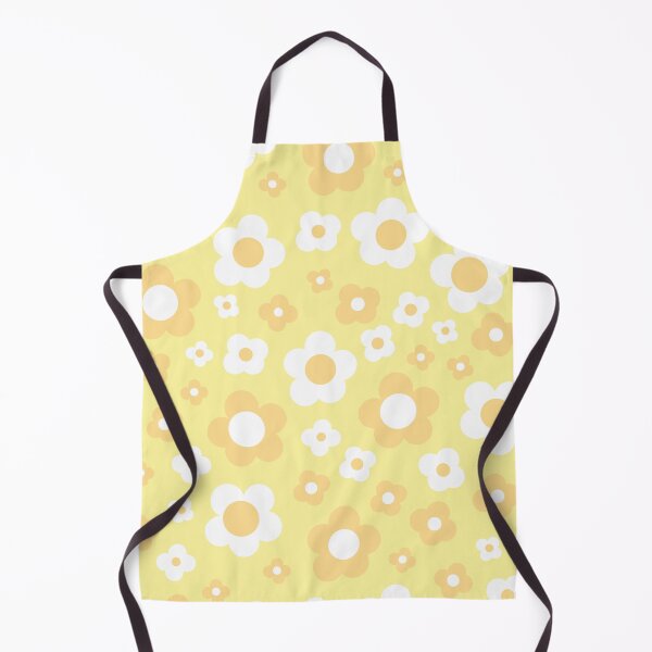 Item preview, YELLOW 60S RETRO BIG FLORALS designed and sold by blomastudios.