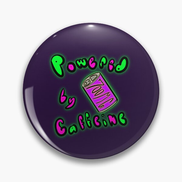Item preview, Powered by caffeine  designed and sold by els-oddities.