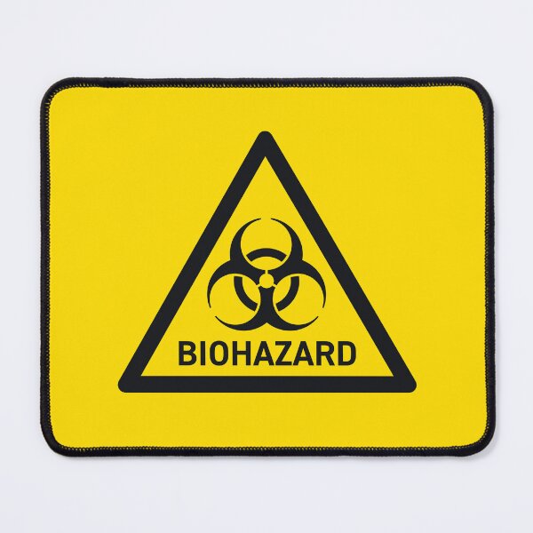Item preview, Biohazard Safety Warning Sign Triangle With Text Yellow designed and sold by VoodooCircus.