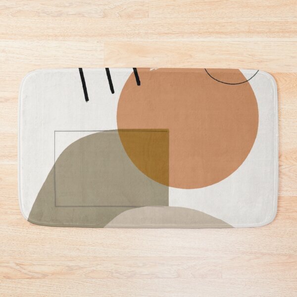 Item preview, Living my best life. Color Block Abstract Shapes Print. designed and sold by GMM DESIGNS.