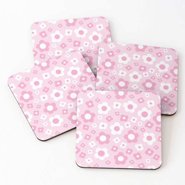 Item preview, PINK 60S RETRO BIG FLORALS designed and sold by blomastudios.
