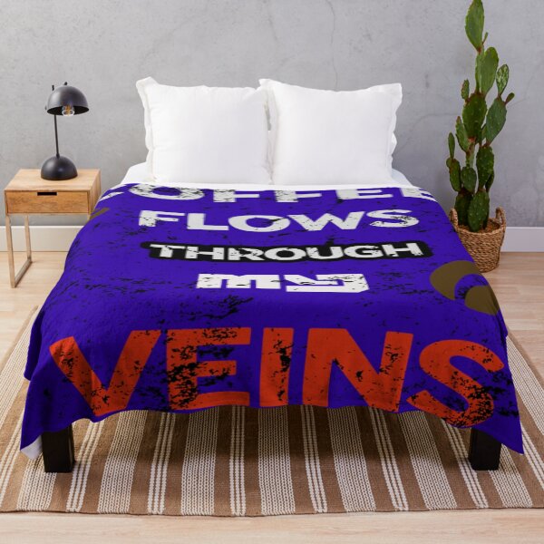 Item preview, "Coffee flows through my veins". designed and sold by gosaci.