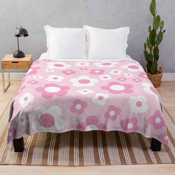 Item preview, PINK 60S RETRO BIG FLORALS designed and sold by blomastudios.
