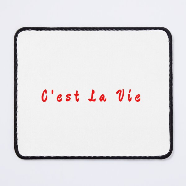 Item preview, French words C'est La Vie, that's life designed and sold by redDottyDesign.