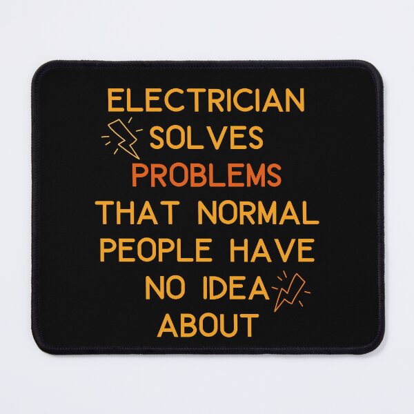 Item preview, Funny gifts for an electrician. Electrician solves problem... designed and sold by 91Ivona.