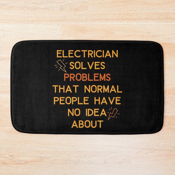 Item preview, Funny gifts for an electrician. Electrician solves problem... designed and sold by 91Ivona.