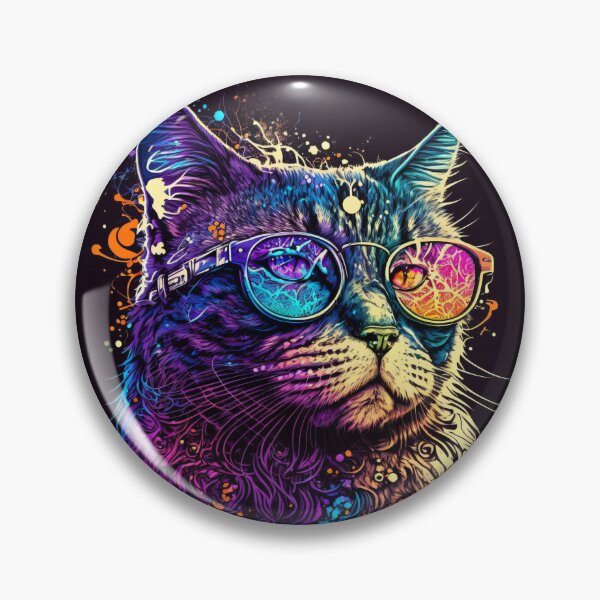 Item preview, Psychedelic Cat designed and sold by Dannypryce.