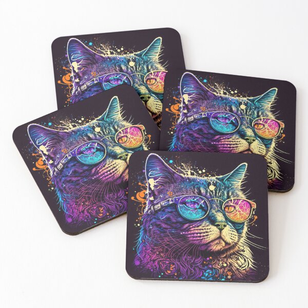 Item preview, Psychedelic Cat designed and sold by Dannypryce.