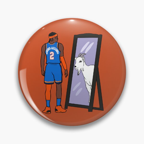 Item preview, Shai Gilgeous-Alexander Mirror GOAT designed and sold by RatTrapTees.