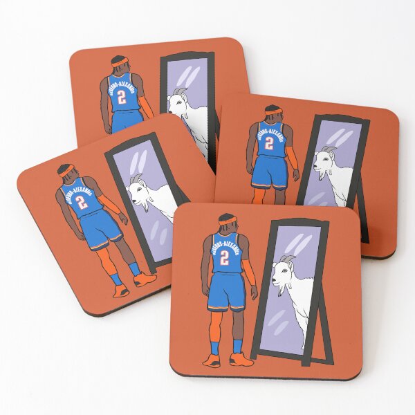 Item preview, Shai Gilgeous-Alexander Mirror GOAT designed and sold by RatTrapTees.