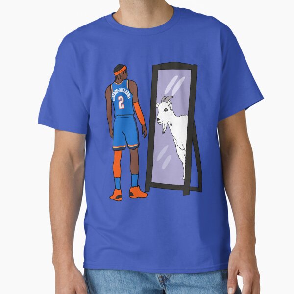 Item preview, Shai Gilgeous-Alexander Mirror GOAT designed and sold by RatTrapTees.