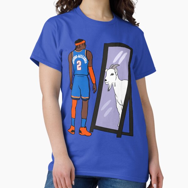 Item preview, Shai Gilgeous-Alexander Mirror GOAT designed and sold by RatTrapTees.